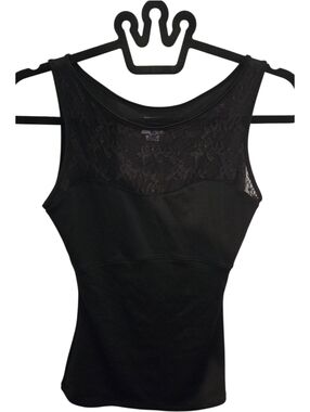 Spanx Black Body Shirt Sz S